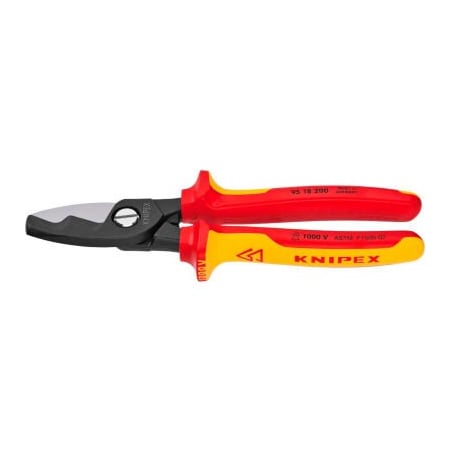 KNIPEX® 95 18 200 SBA Insulated Cable Shears 1,000V 8 OAL